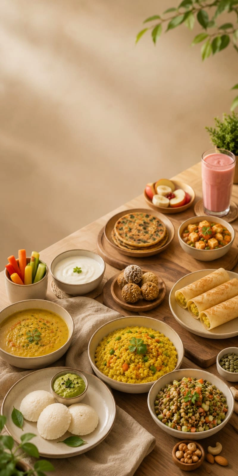 Balanced Indian meals for child nutrition and immunity